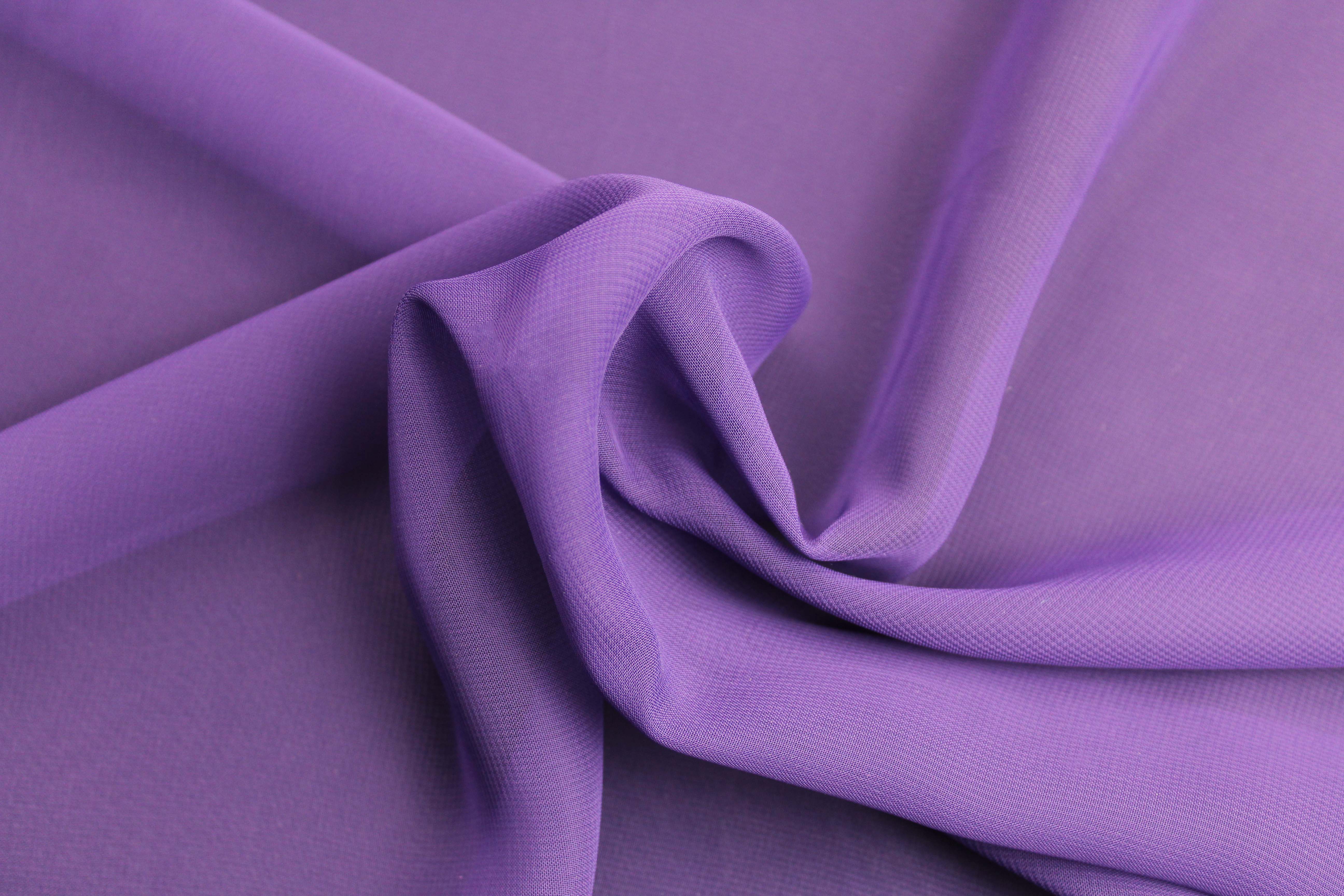 POLY CHIFFON - 112cm PURPLE